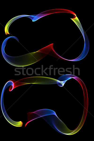 abstract ribbon frames Stock photo © Iscatel