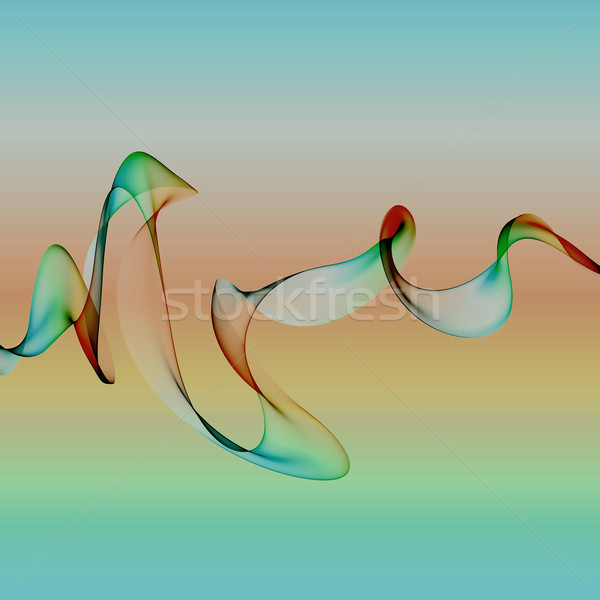Soyut renkli şerit dalgalar ışık arka plan Stok fotoğraf © Iscatel