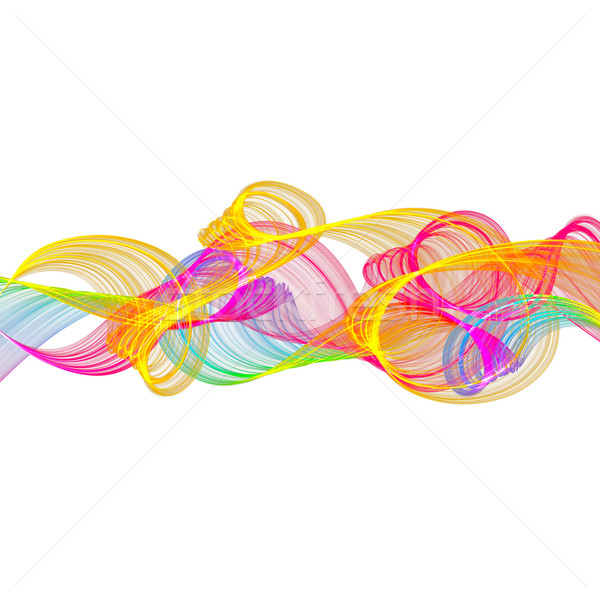 abstract twisted waves Stock photo © Iscatel