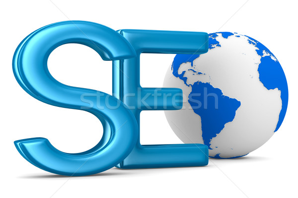Search Engines Optimization. Isolated 3D image Stock photo © ISerg