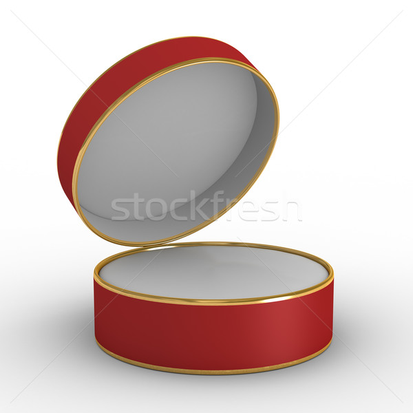 open gift box on white background. Isolated 3D image  Stock photo © ISerg