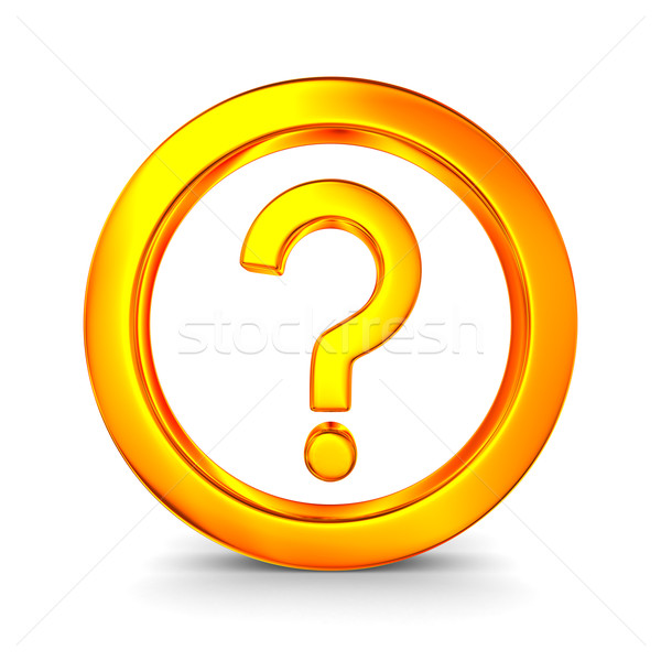 Attention. traffic sign on white background. Isolated 3D image Stock photo © ISerg