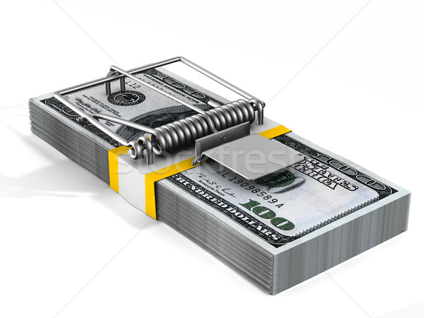 Finansal risk yalıtılmış 3D görüntü finanse Stok fotoğraf © ISerg