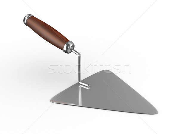 new construction trowel isolated on white. 3D image Stock photo © ISerg