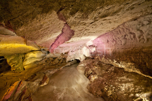 Diamond grotto in Kungur ice cave Stock photo © ISerg