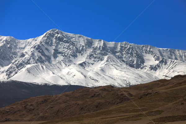 Góry piękna krajobraz syberia niebo drogowego Zdjęcia stock © ISerg