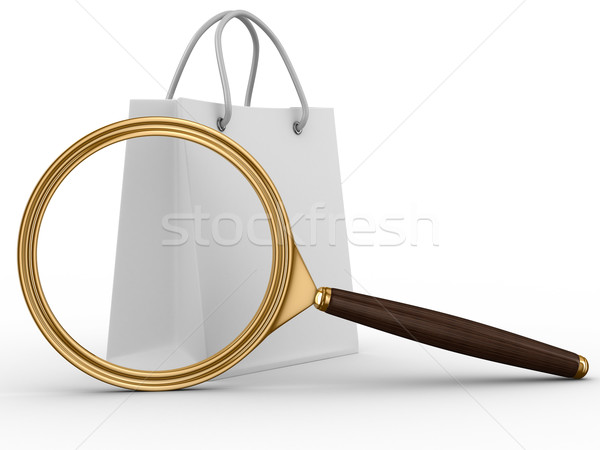 Search of goods. Isolated 3D image on white Stock photo © ISerg