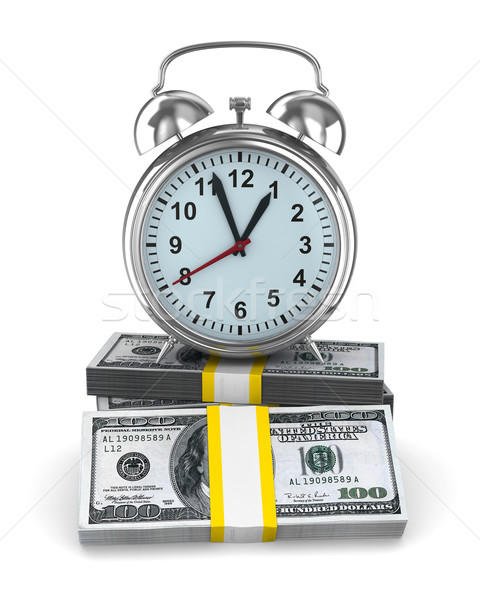 Time is money. Isolated image on white Stock photo © ISerg