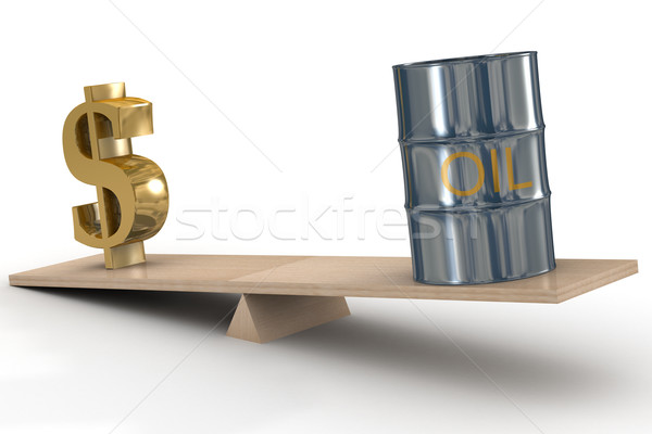 Cost of oil stocks. 3D image. Stock photo © ISerg