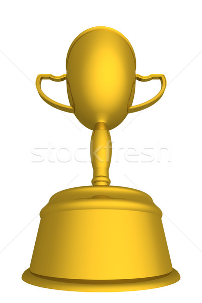 Gold cup of the winner. the 3D  image. Stock photo © ISerg