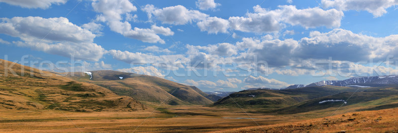 Montanhas belo paisagem Rússia sibéria céu Foto stock © ISerg