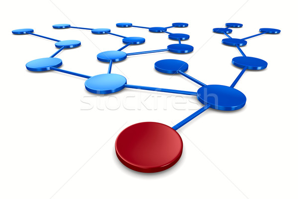 network on white background. Isolated 3D image Stock photo © ISerg