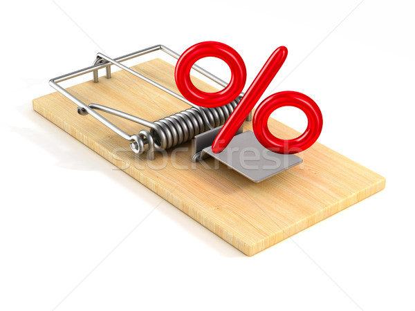 Financial risk. Isolated 3D image Stock photo © ISerg