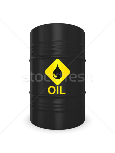 Tva blanche isolé 3D image pétrolières [[stock_photo]] © ISerg