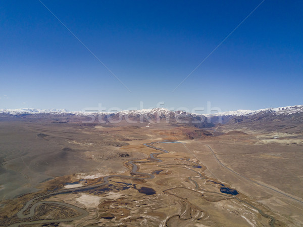 Montanhas belo paisagem sibéria vôo topo Foto stock © ISerg