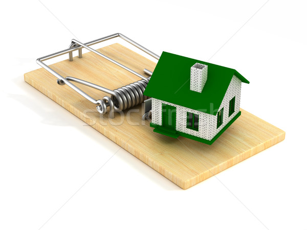 house in mousetrap. Isolated 3D image Stock photo © ISerg