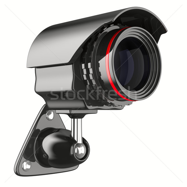 security camera on white background. Isolated 3D image Stock photo © ISerg