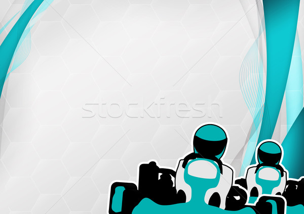 Gokart background Stock photo © IstONE_hun