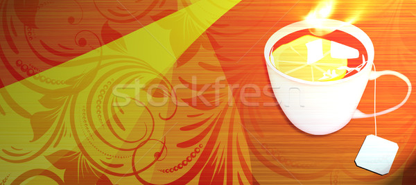 Cup of tea Stock photo © IstONE_hun