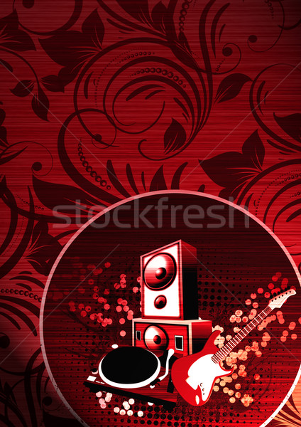 Concert objets résumé grunge espace musique [[stock_photo]] © IstONE_hun