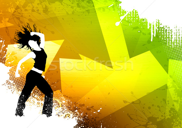 Fitnessz tánc absztrakt szín zumba űr Stock fotó © IstONE_hun