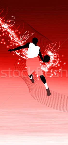 Basket Aller espace affiche web [[stock_photo]] © IstONE_hun