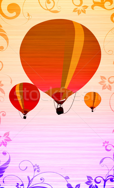 Hot air ballon Stock photo © IstONE_hun