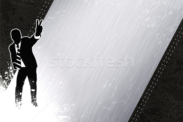 üzletember öltöny absztrakt űr iroda férfiak Stock fotó © IstONE_hun