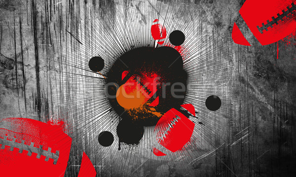 Football grunge espace affiche web [[stock_photo]] © IstONE_hun