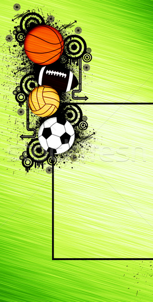 футбола гандбол Футбол пространстве баскетбол Сток-фото © IstONE_hun