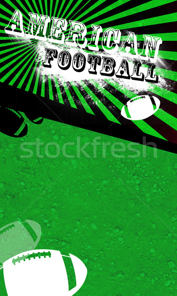 Americano fútbol grunge espacio anunciante web Foto stock © IstONE_hun