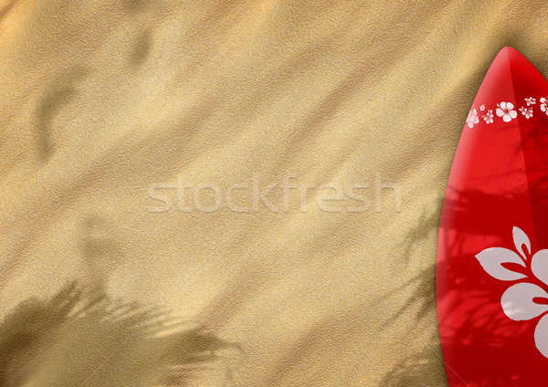 Sable couleur espace plage fleur [[stock_photo]] © IstONE_hun