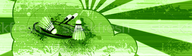 Badminton obiektów streszczenie grunge przestrzeni świetle Zdjęcia stock © IstONE_hun