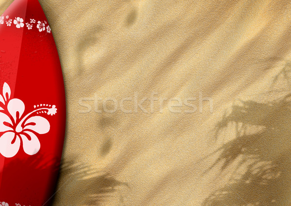 Sable couleur espace plage fleur [[stock_photo]] © IstONE_hun