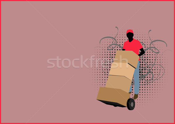 delivery background Stock photo © IstONE_hun