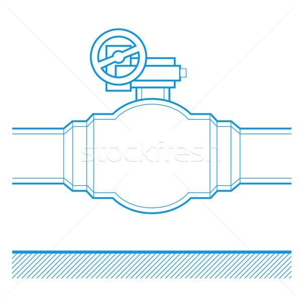 Zdjęcia stock: Przemysłowych · dotknij · wektora · plan · ilustracja · metal