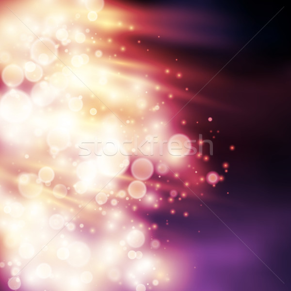 Foto stock: Luz · bokeh · vetor · abstrato · natureza