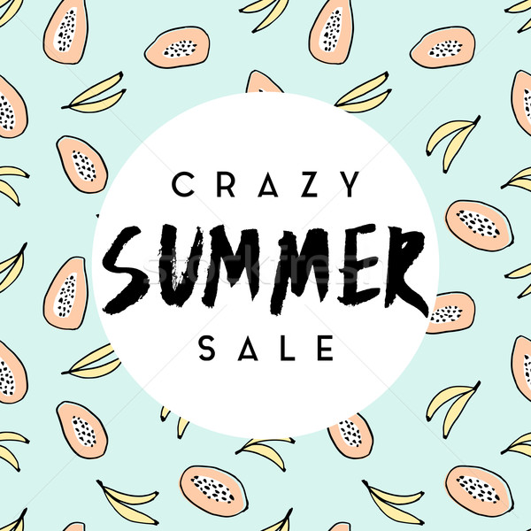 Summer Sale Poster Design Stock photo © ivaleksa