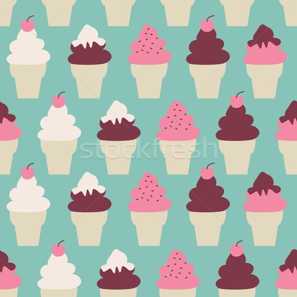 冰淇淋 柔和 顏色 設計 背景 商業照片 © ivaleksa