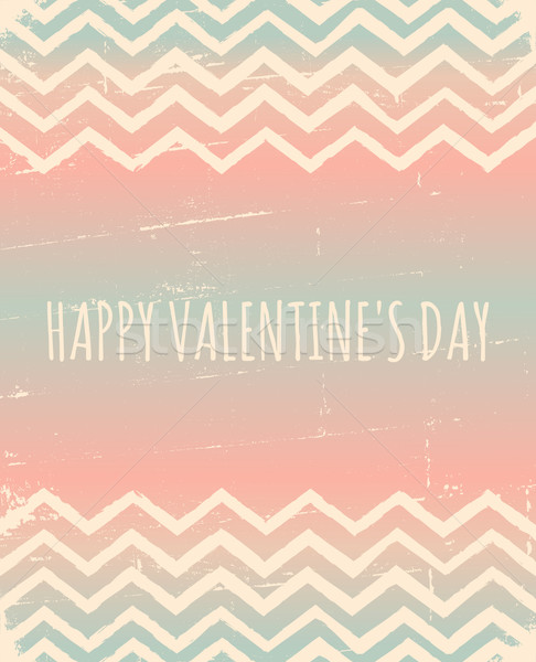 Chevron Pattern Valentine's Day Design Stock photo © ivaleksa