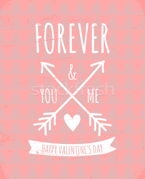 Aztec Pattern Valentine's Day Design Stock photo © ivaleksa