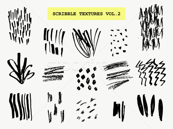 Stock photo: Scribble Textures Collection