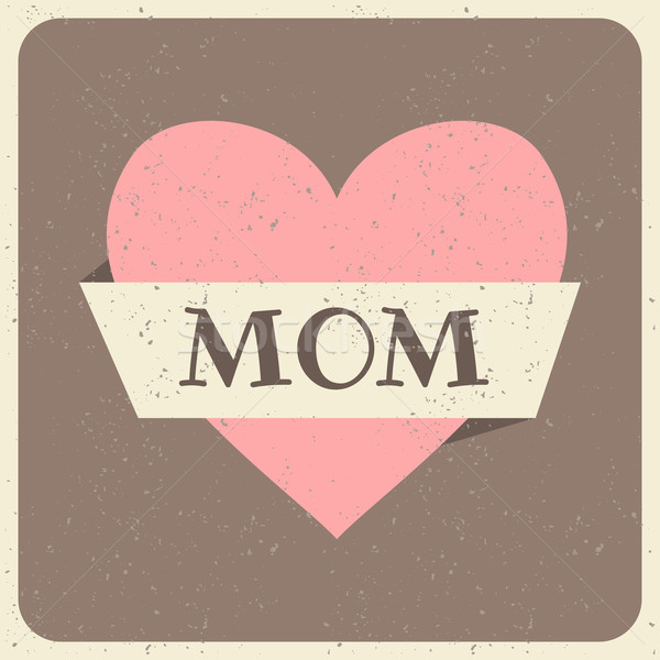 Mother's Day Greeting Card Design Stock photo © ivaleksa