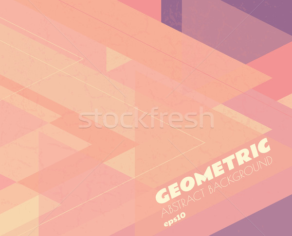 幾何学的な 抽象的な グランジテクスチャ 太陽 夏 オレンジ ストックフォト © ivaleksa