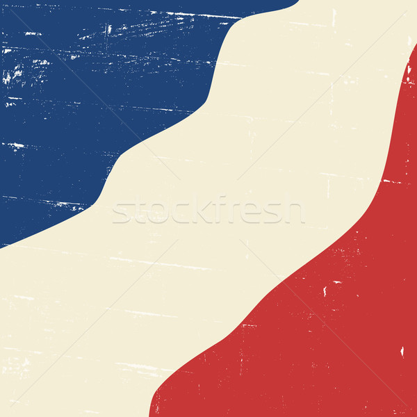 Abstract Vintage French Flag Stock photo © ivaleksa