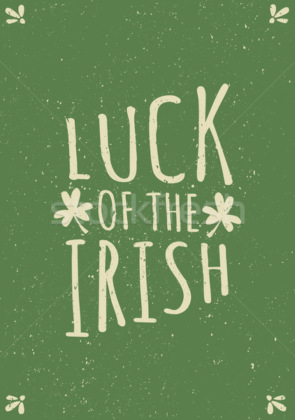 Hand Drawn St. Patrick's Day Card Stock photo © ivaleksa