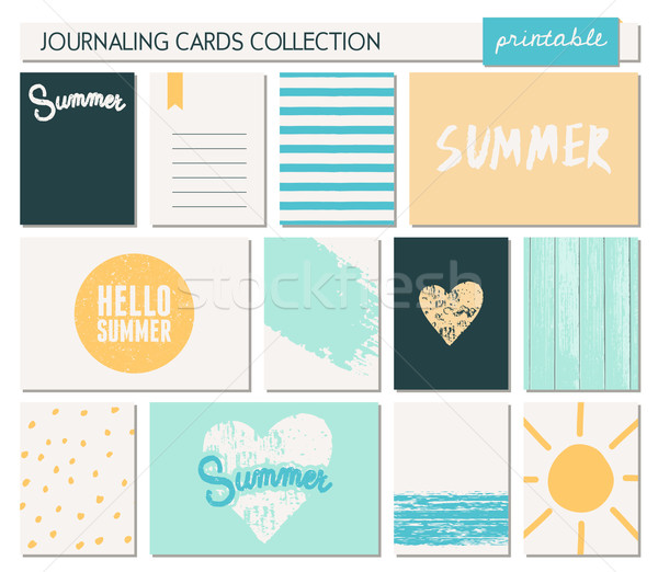Stock photo: Greeting Card Templates Collection