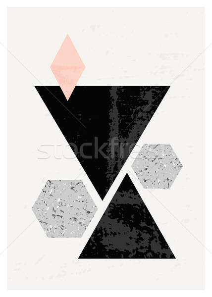 Abstract Geometric Composition Stock photo © ivaleksa