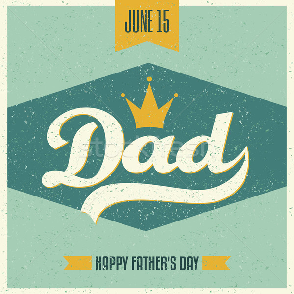 Father's Day Greeting Card Stock photo © ivaleksa