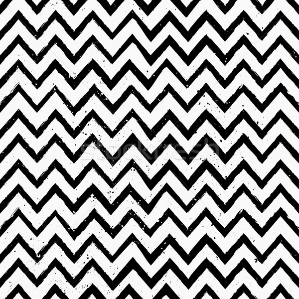 Hand Drawn Chevron Seamless Pattern Stock photo © ivaleksa